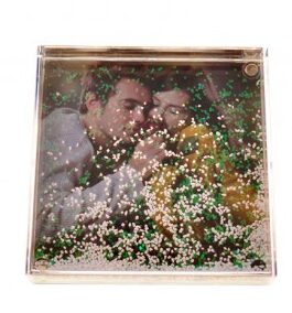 Glob patrat personalizat cu zapada