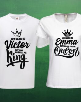 Tricouri cupluri My name is…